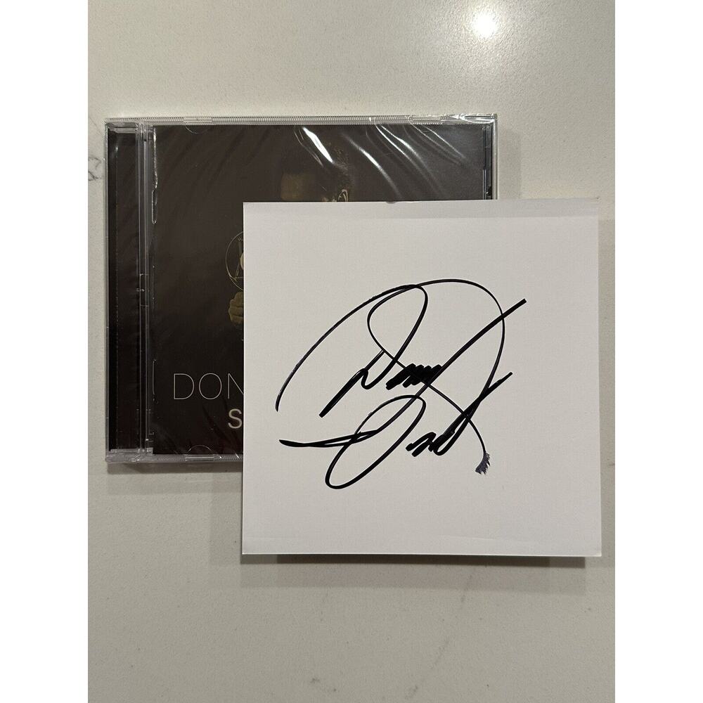 DONNY OSMOND SIGNED START AGAIN CD +SIGNED INSERT CARD AUTOGRAPHED